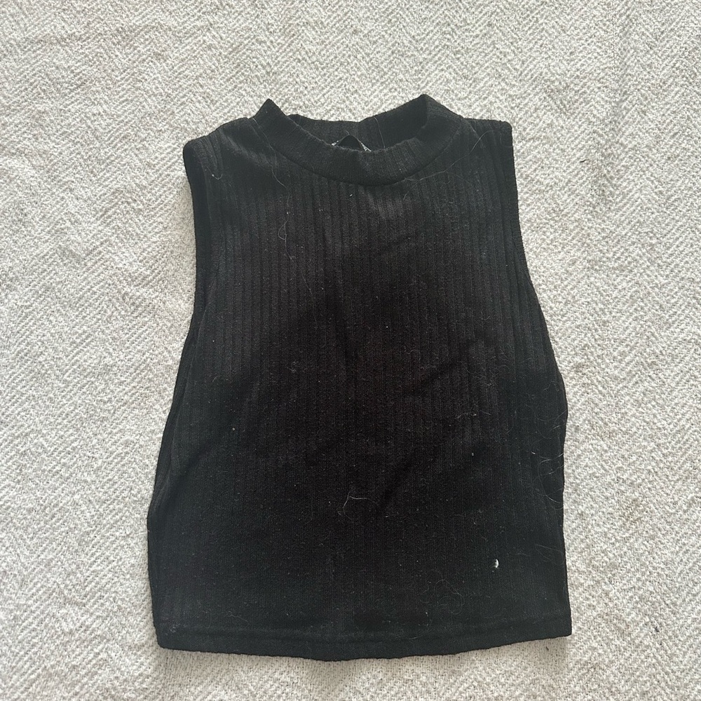 Black tank top